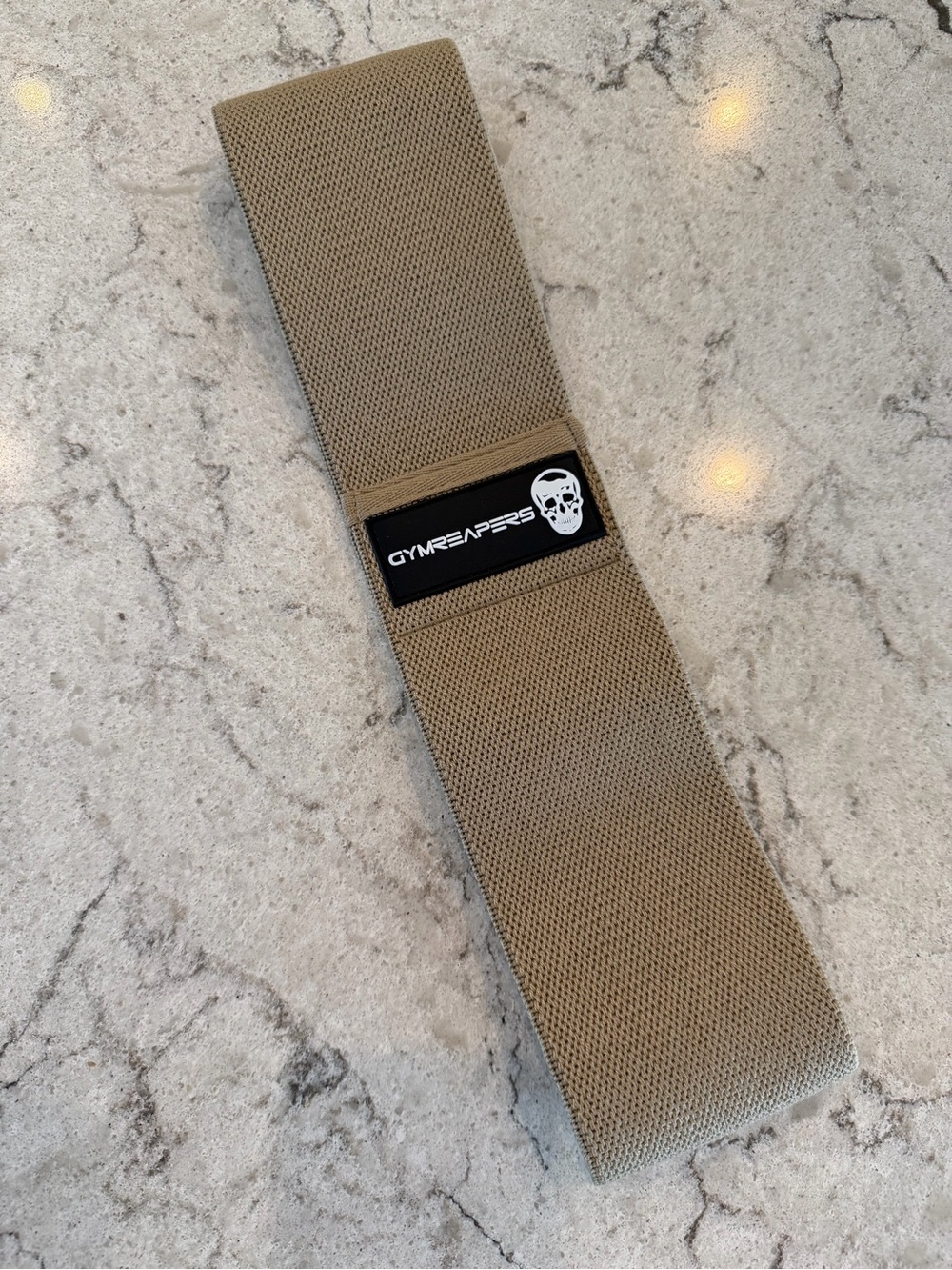 Gymreapers Resistance Hip Band in Tan